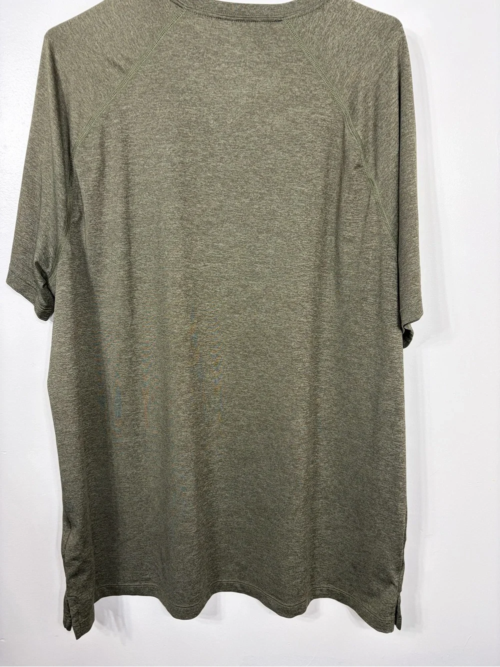 The‎ North Face Men's Breeze Short Sleeve Tee Heather Green Active Hiking XL